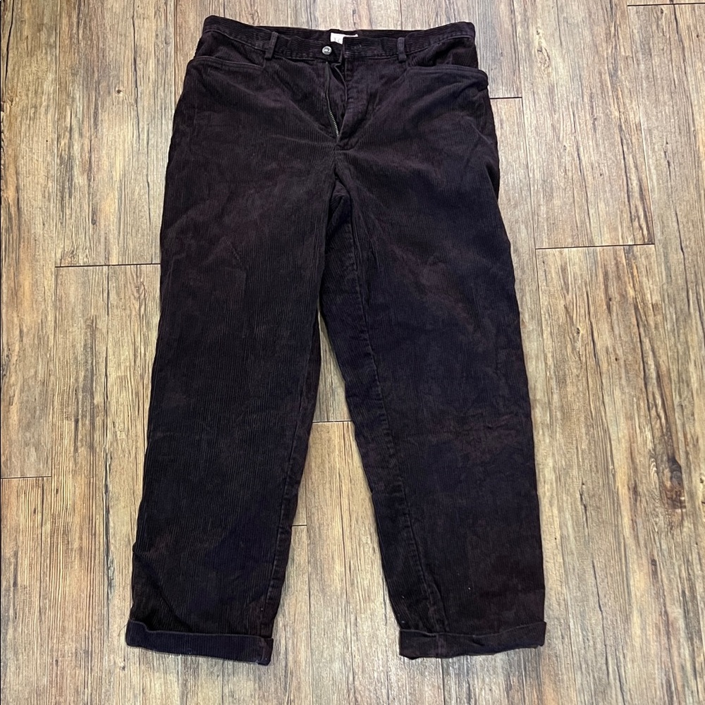 J. Crew Men's Corduroy Pants in Brown Vintage